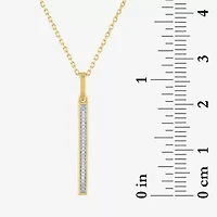 Diamond Addiction Womens 2-pc. Accent Natural White Sterling Silver Necklace Set