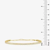 Diamond Addiction Womens 1/4 CT. T.W. Genuine White Sterling Silver 8 Inch Tennis Bracelet