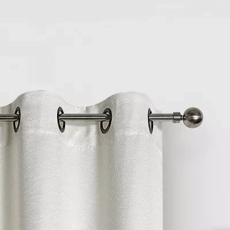 Regal Home Diamond Embossed Grommet Top Energy Saving Blackout Set of 2 Curtain Panel