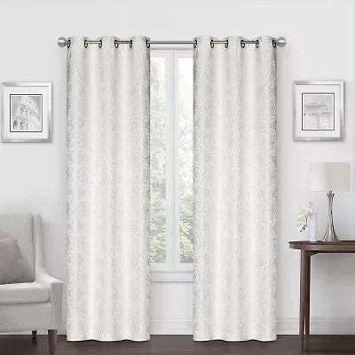 Regal Home Becker Grommet Top Energy Saving Light-Filtering Set of 2 Curtain Panel