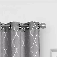 Regal Home Kelsea Grommet Top Energy Saving Light-Filtering Set of 2 Curtain Panel