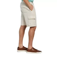 Cubavera Linen Blend Cargo Mens 10" Deck Short