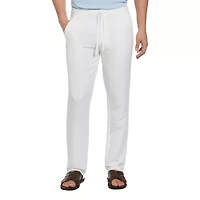 Cubavera 30" Inseam Linen Drawstring Mens Regular Fit Flat Front Pant