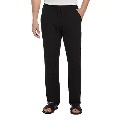 Cubavera 30" Inseam Linen Mens Regular Fit Drawstring Pant