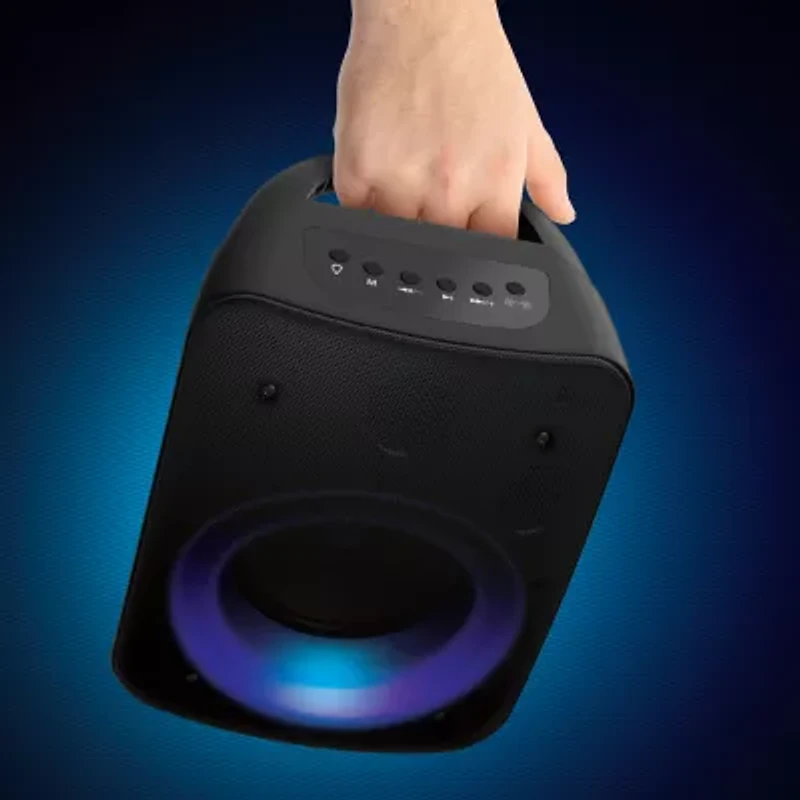 Mini 4" Bluetooth Party Speaker with 3 LED Light Modes