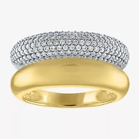 Diamond Addiction (G-H / Si2-I1) Womens 3/4 CT. T.W. Lab Grown White 10K Gold Ring Set