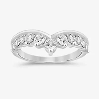 (I / Si2) Womens 1 CT. T.W. Lab Grown White Diamond 14K Gold Wedding Band