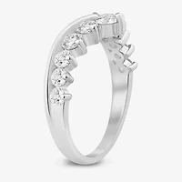 (I / Si2) Womens 1 CT. T.W. Lab Grown White Diamond 14K Gold Wedding Band