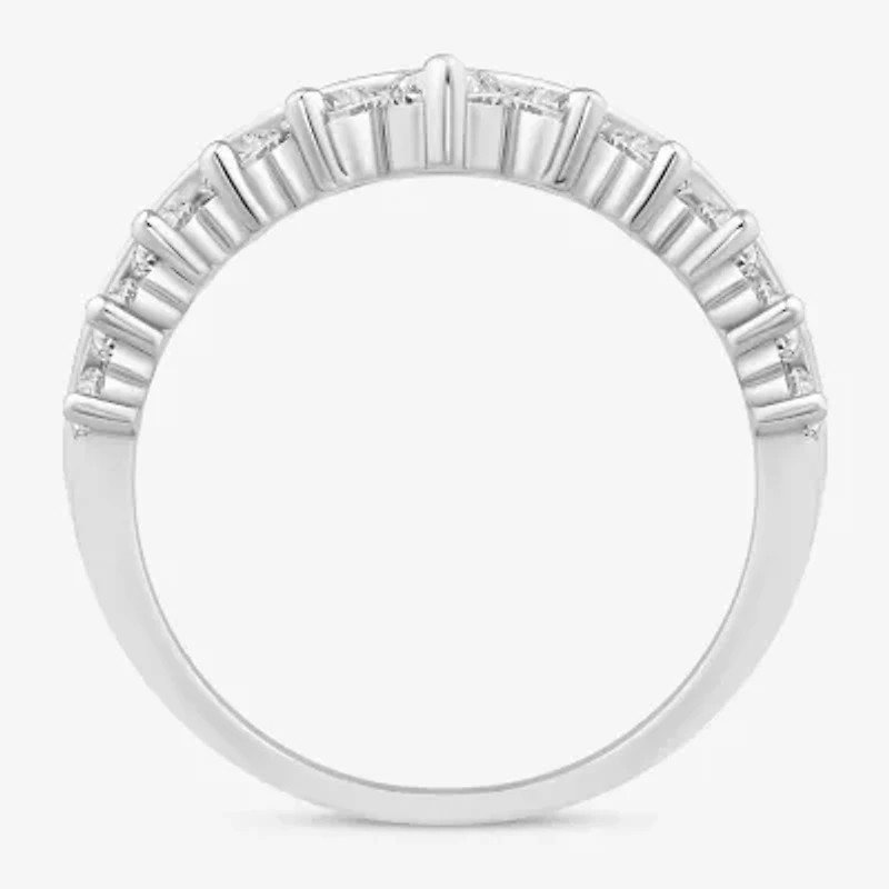 (I / Si2) Womens 1 CT. T.W. Lab Grown White Diamond 14K Gold Wedding Band
