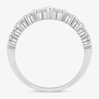 (I / Si2) Womens 1 CT. T.W. Lab Grown White Diamond 14K Gold Wedding Band