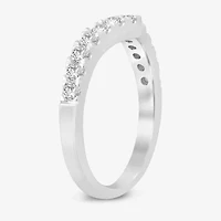 (I / Si2) Womens 1/2 CT. T.W. Lab Grown White Diamond 14K Gold Wedding Band