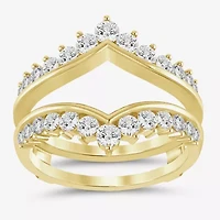 (I / Si2) Womens 1 CT. T.W. Lab Grown White Diamond 14K Gold Band