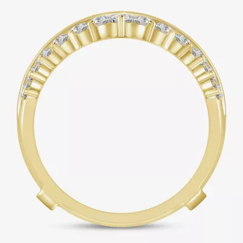 (I / Si2) Womens 1 CT. T.W. Lab Grown White Diamond 14K Gold Band