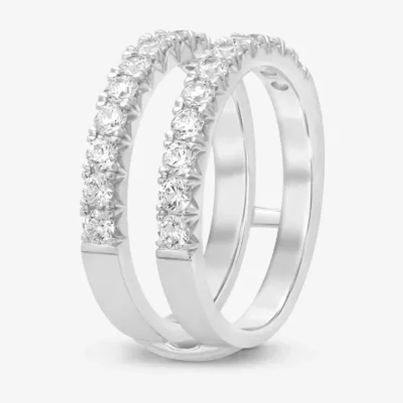 (I / Si2) Womens 1 CT. T.W. Lab Grown White Diamond 14K Gold Band