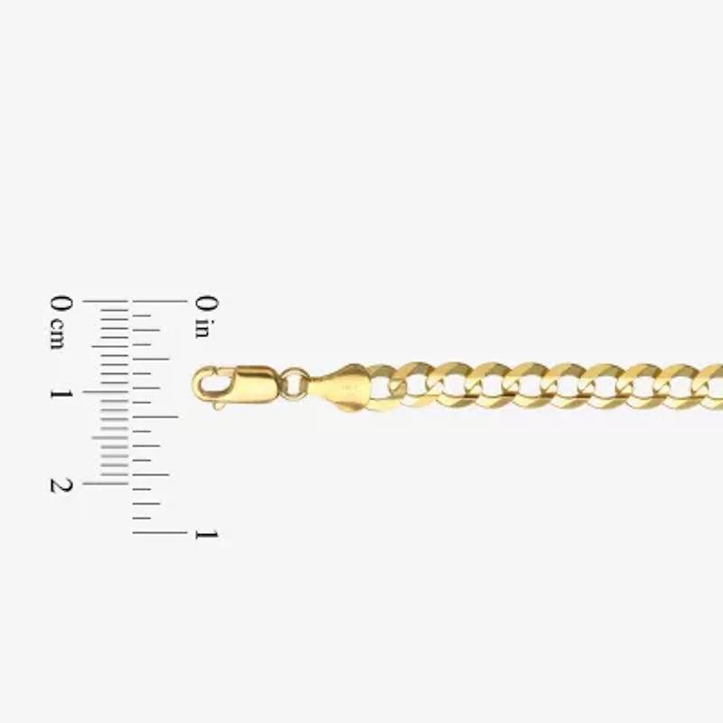 14K Yellow Gold 5.7MM Curb Necklace