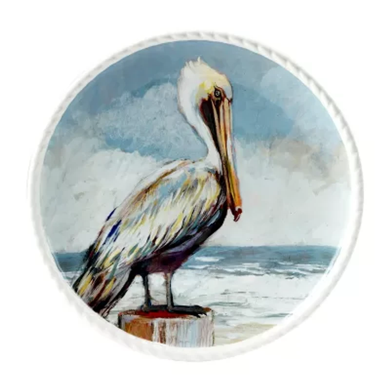 Certified International Shorebirds 4-pc. Earthenware Salad Plate