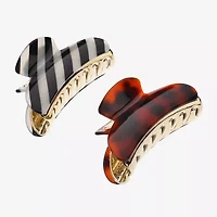 Bijoux Bar Stripe 2-pc. Hair Clip