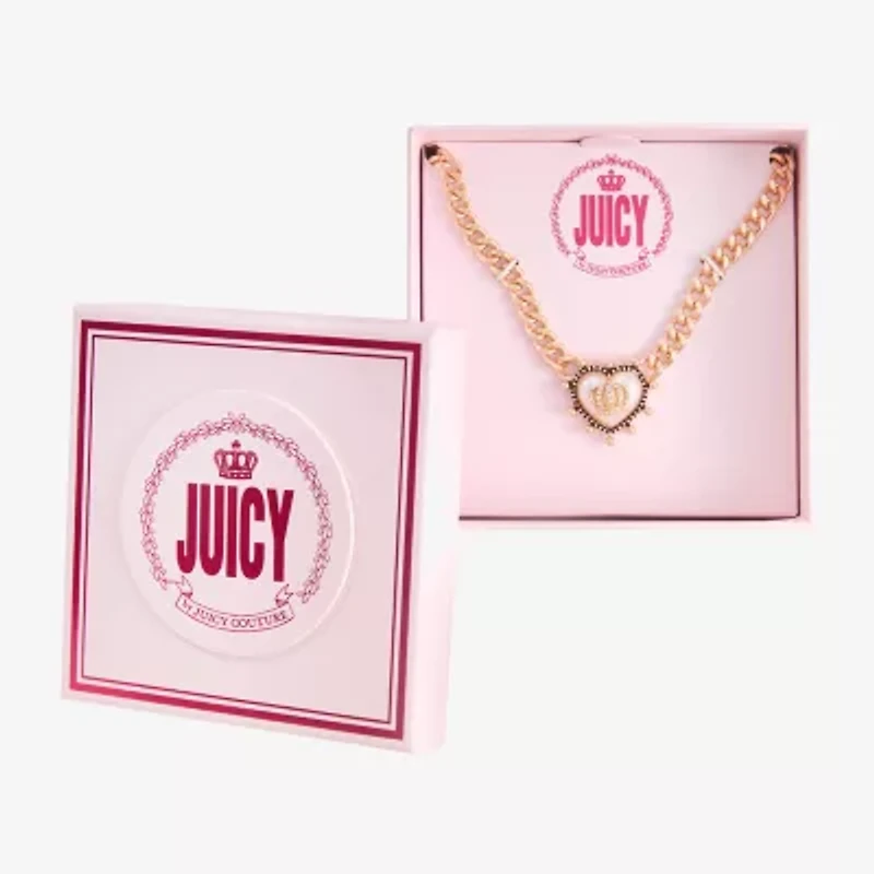 Juicy By Juicy Couture Gold Tone Womens 18 Inch Collar Necklace