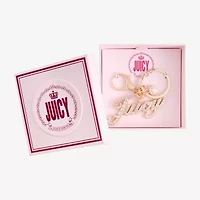 Juicy By Juicy Couture Gold Tone Script Key Chain