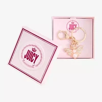 Juicy By Juicy Couture Gold Tone Queen Bee Key Chain