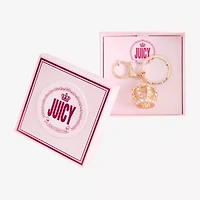 Juicy By Juicy Couture Gold Tone Crown Key Chain