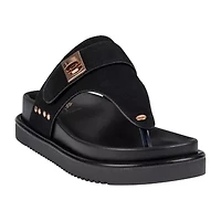 GC Shoes Womens Cailan Thong Platform Flat Sandals