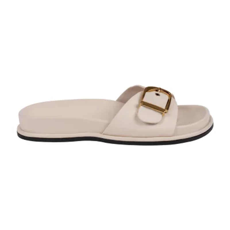 GC Shoes Womens Basel Buckled Slide Sandals