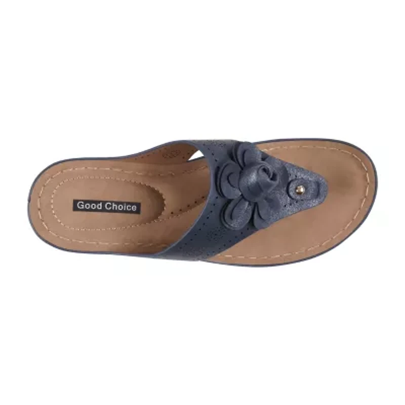 GC Shoes Womens Willa Wedge Sandals