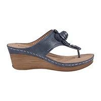 GC Shoes Womens Willa Wedge Sandals