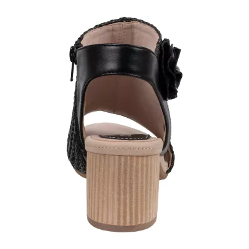 GC Shoes Womens Zakki Shootie Heeled Sandals