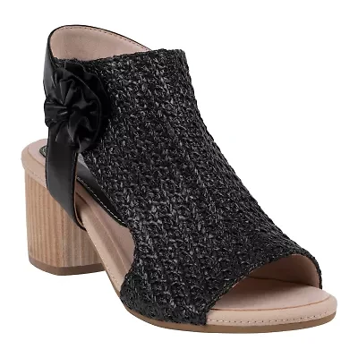 GC Shoes Womens Zakki Shootie Heeled Sandals