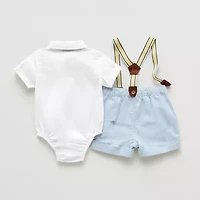 Little Lad Baby Boys 2-pc. Short Set
