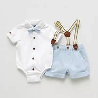 Little Lad Baby Boys 2-pc. Short Set