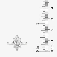 Grown Gorgeous (F / Vs2) Womens 2 1/4 CT. T.W. Lab White Diamond 14K Gold Marquise Solitaire Engagement Ring