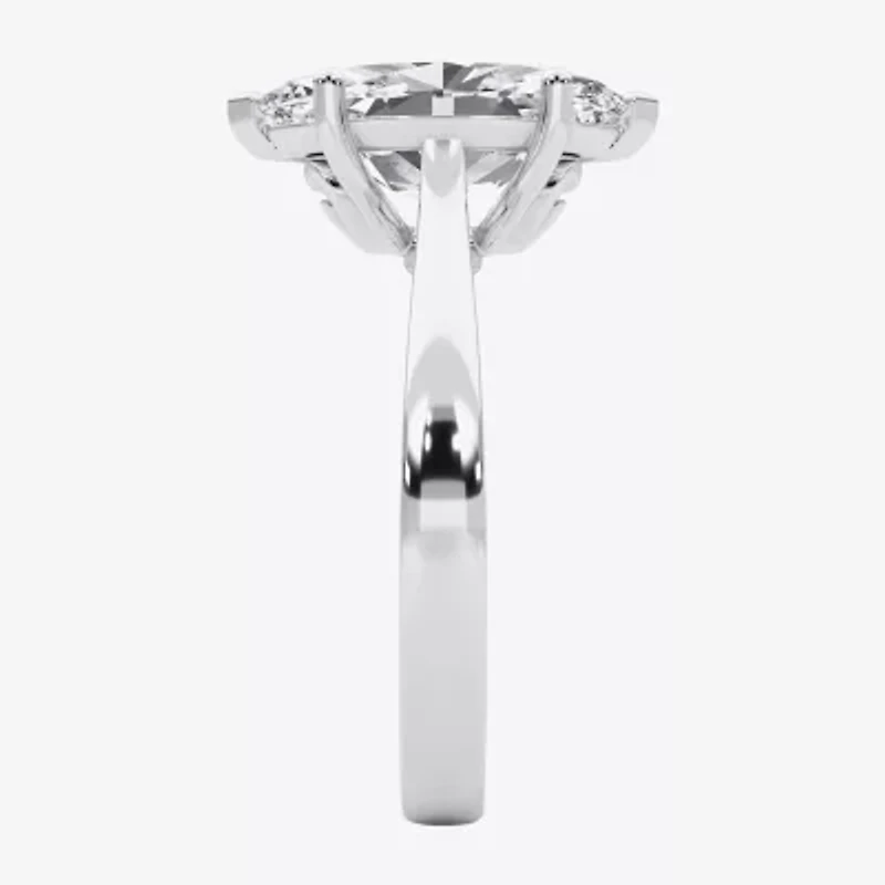 Grown Gorgeous (F / Vs2) Womens 2 1/4 CT. T.W. Lab White Diamond 14K Gold Marquise Solitaire Engagement Ring