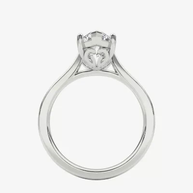 Grown Gorgeous (F / Vs2) Womens / CT. T.W. Lab White Diamond 14K Gold Marquise Solitaire Engagement Ring