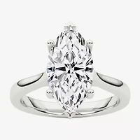 Grown Gorgeous (F / Vs2) Womens / CT. T.W. Lab White Diamond 14K Gold Marquise Solitaire Engagement Ring