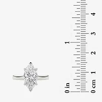 Grown Gorgeous (F / Vs2) Womens / CT. T.W. Lab White Diamond 14K Gold Marquise Solitaire Engagement Ring