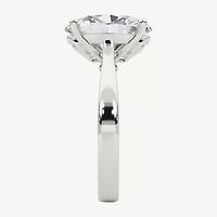 (F / Vs2) Womens 3 3/4 CT. T.W. Lab Grown White Diamond 14K Gold Oval Solitaire Engagement Ring