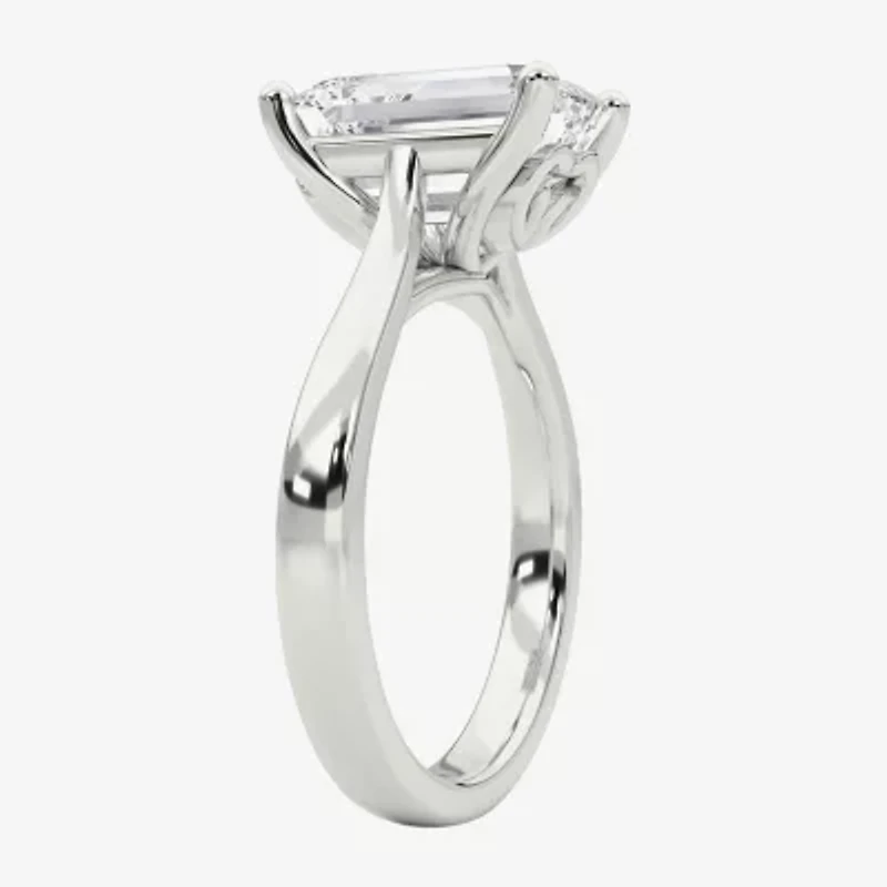 Grown Gorgeous (F / Vs2) Womens / CT. T.W. Lab White Diamond 14K Gold Solitaire Engagement Ring