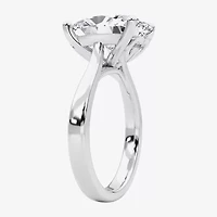 Grown Gorgeous (F / Vs2) Womens / CT. T.W. Lab White Diamond 14K Gold Oval Solitaire Engagement Ring