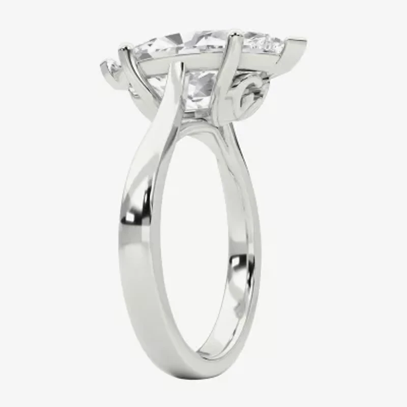 Grown Gorgeous (F / Vs2) Womens 3 3/4 CT. T.W. Lab White Diamond 14K Gold Marquise Solitaire Engagement Ring