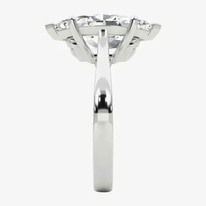 Grown Gorgeous (F / Vs2) Womens 3 3/4 CT. T.W. Lab White Diamond 14K Gold Marquise Solitaire Engagement Ring