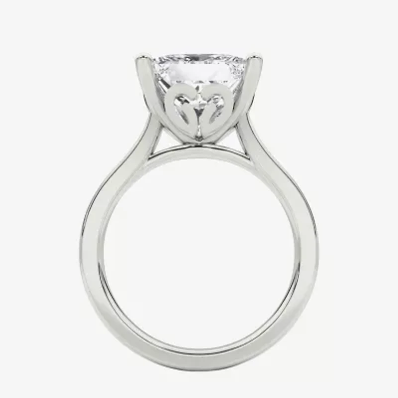 Grown Gorgeous (F / Vs2) Womens 4 1/2 CT. T.W. Lab White Diamond Platinum Solitaire Engagement Ring