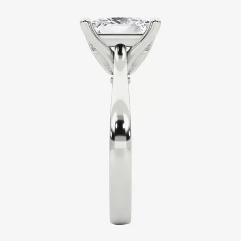 Grown Gorgeous (F / Vs2) Womens 4 1/2 CT. T.W. Lab White Diamond Platinum Solitaire Engagement Ring