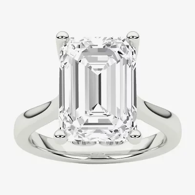 Grown Gorgeous (F / Vs2) Womens / CT. T.W. Lab White Diamond 14K Gold Solitaire Engagement Ring