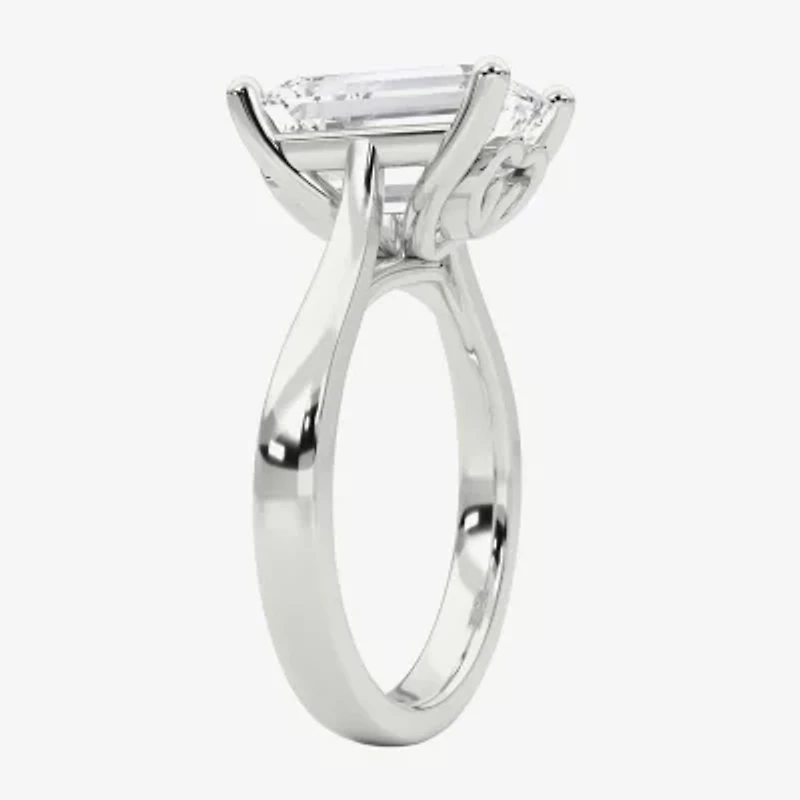 Grown Gorgeous (F / Vs2) Womens / Ct. T.W. Lab White Diamond 14K Gold Solitaire Engagement Ring