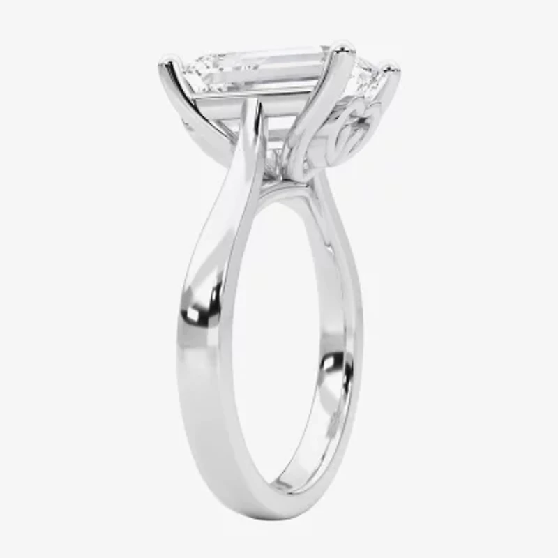 Grown Gorgeous (F / Vs2) Womens / Ct. T.W. Lab White Diamond 14K Gold Solitaire Engagement Ring