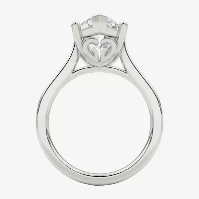 Grown Gorgeous (F / Vs2) Womens 4 1/2 CT. T.W. Lab White Diamond Platinum Marquise Solitaire Engagement Ring