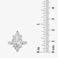 Grown Gorgeous (F / Vs2) Womens 4 1/2 CT. T.W. Lab White Diamond Platinum Marquise Solitaire Engagement Ring